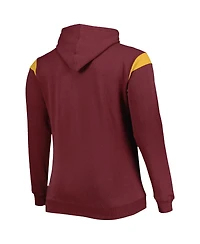 Fanatics Men's Burgundy Washington Commanders Big and Tall Call the Shots Pullover Hoodie