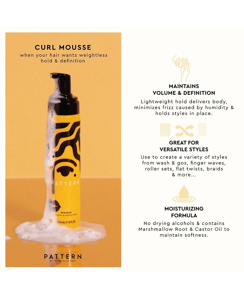 Pattern Beauty by Tracee Ellis Ross Curl Mousse, 4 oz.