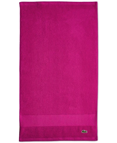 Lacoste Home Heritage Anti-Microbial Supima Cotton Hand Towel, 16" x 30"