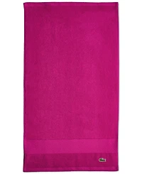 Lacoste Home Heritage Anti-Microbial Supima Cotton Hand Towel, 16" x 30"