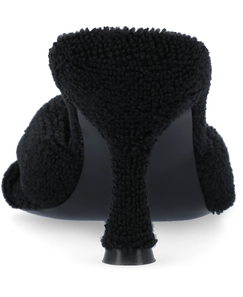 Journee Collection Women's Mannon Terry Cloth Dress Sandals