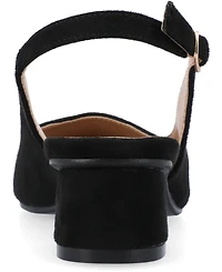Journee Collection Women's Sylvia Block Heel Slingback Pumps