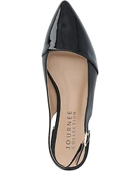 Journee Collection Women's Bertie Two Tone Slingback Flats