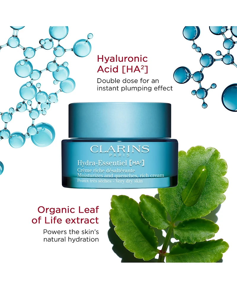 Clarins Hydra-Essentiel Rich Cream With Double Hyaluronic Acid