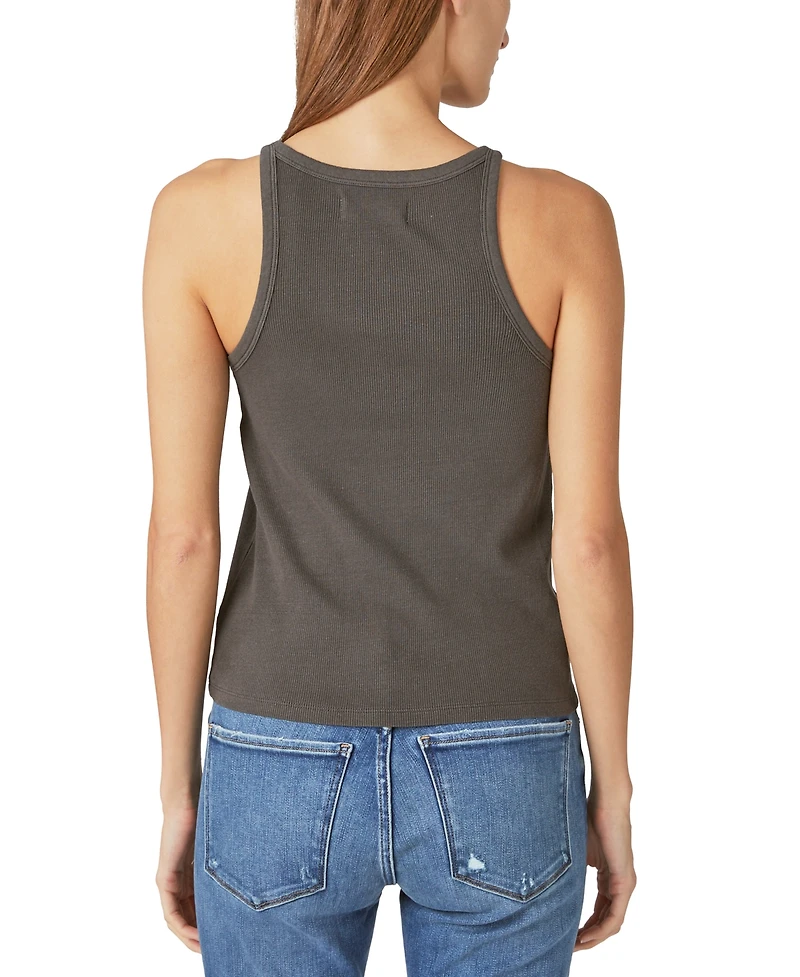 Lucky Brand Women's Ribbed Scoop-Neck Tank Top