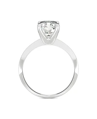 Charles & Colvard Moissanite Radiant Cut Solitaire Ring (2 3/4 ct. t.w. Diamond Equivalent) 14k White Gold