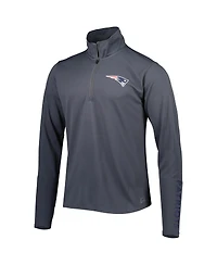 Men's Msx by Michael Strahan Charcoal New England Patriots Half-Zip Hoodie