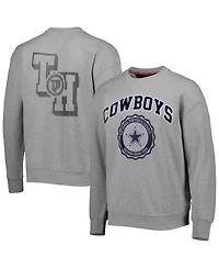 Men's Tommy Hilfiger Heather Gray Dallas Cowboys Ronald Crew Sweatshirt