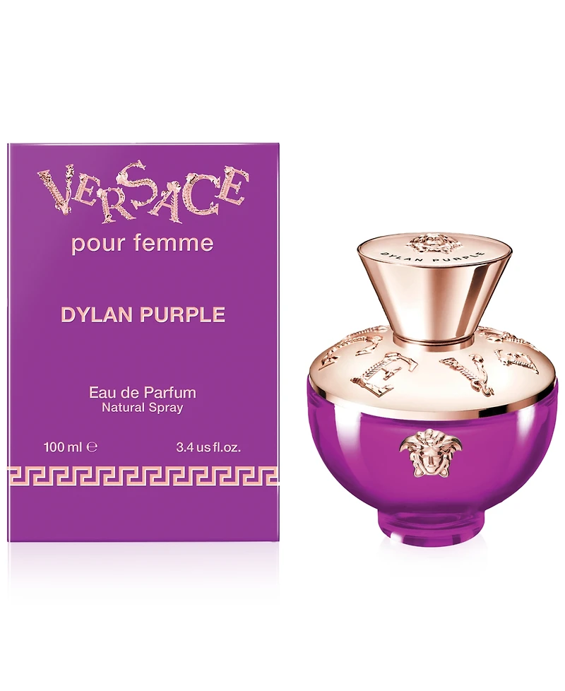 Versace Dylan Purple Eau de Parfum, 3.4 oz.