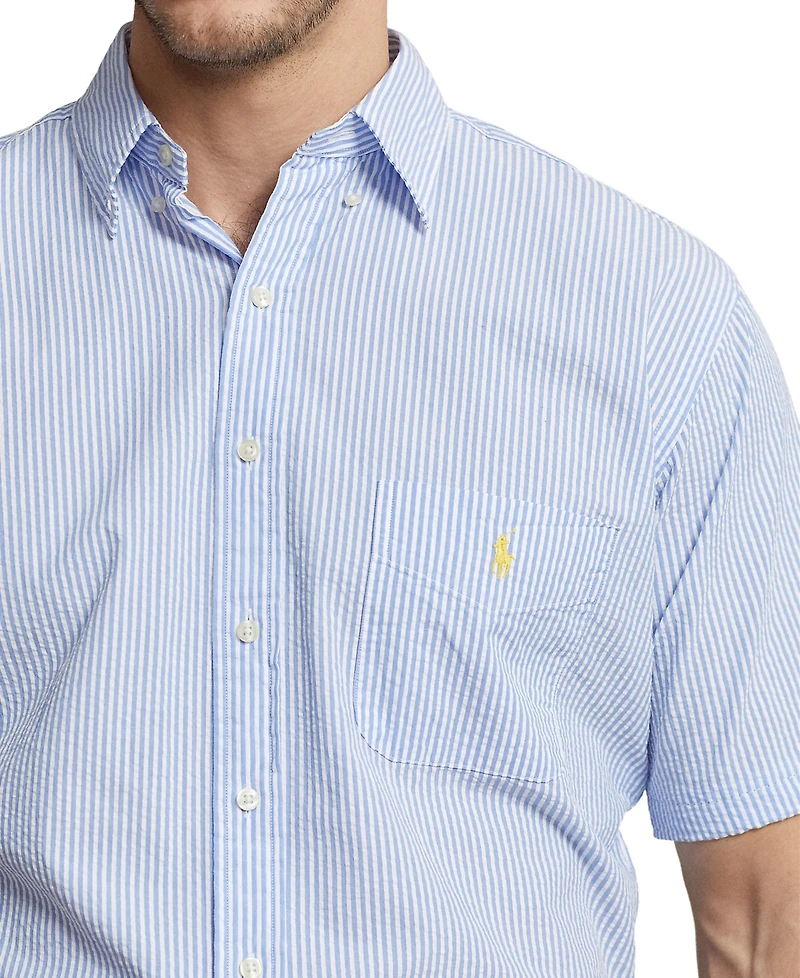 Polo Ralph Lauren Men's Big & Tall Seersucker Shirt