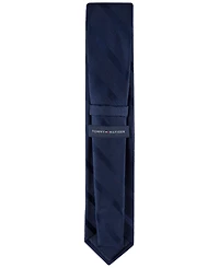 Tommy Hilfiger Men's Solid Textured Stripe Tie