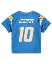 Toddler Boys and Girls Nike Justin Herbert Powder Blue Los Angeles Chargers Game Jersey