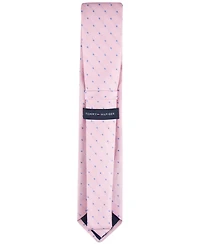 Tommy Hilfiger Men's Linen Dot Tie
