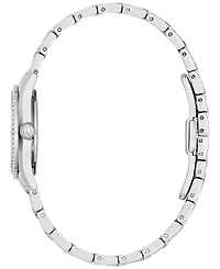Bulova Women's Crystal Stainless Steel Bracelet Watch 29mm