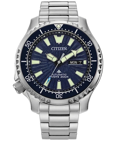 Citizen Men's Automatic Promaster Stainless Steel Bracelet Watch 44mm