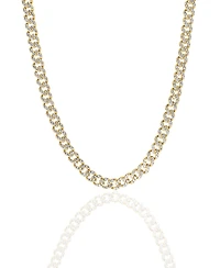 Oma The Label Frosty Link Collection 9mm Necklace in 18K Gold- Plated Brass, 16"