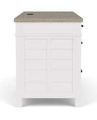 Finn 62" Wood Dovetail Joinery Executive Desk