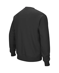 Colosseum Men's Washington State Cougars Arch and Logo Crew Neck Sweatshirt