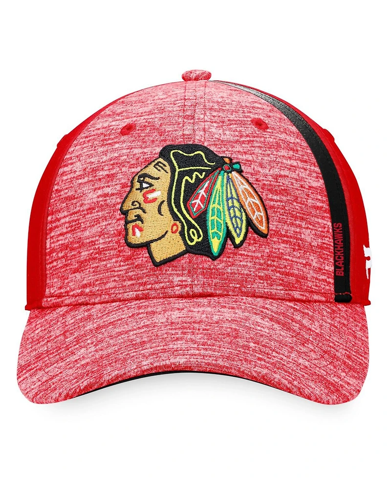Men's Fanatics Red Chicago Blackhawks Defender Flex Hat