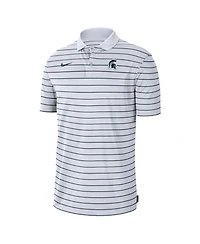 Men's Nike White Michigan State Spartans Icon Victory Coaches 2022 Early Season Performance Polo Shirt