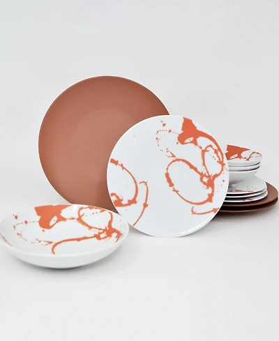 Euro Ceramica Nile 12 Pc. Dinnerware Set, Service for 4