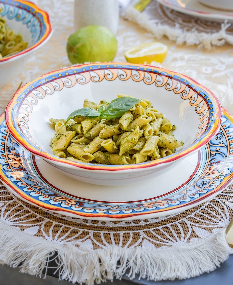 Euro Ceramica Duomo Pasta Bowls, Set of 4