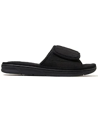 Dearfoams Men's Collin Terry Adjustable Shower Slide House Slipper