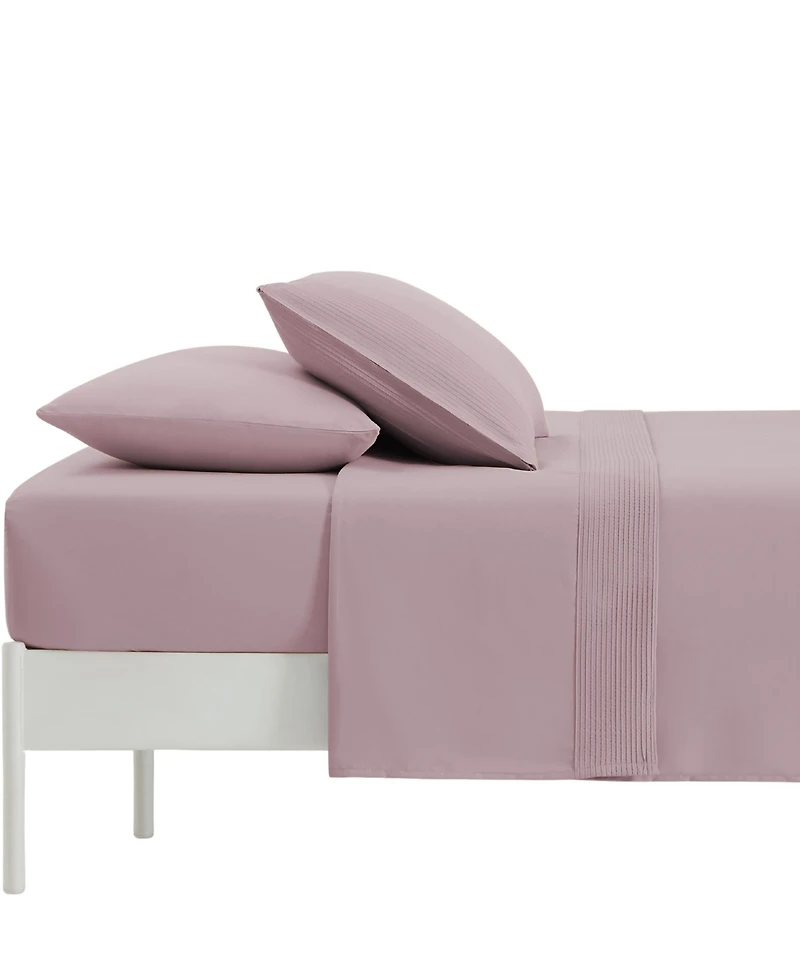 Southshore Fine Linens Classy Pleated 21" Extra deep, Pocket Sheet Set