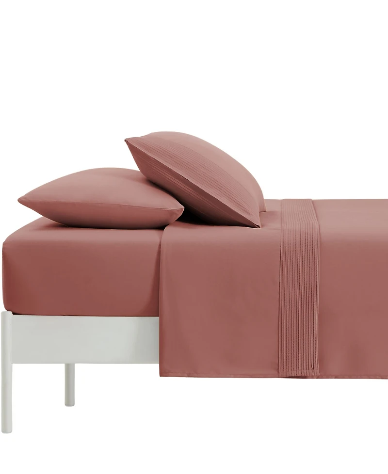 Southshore Fine Linens Classy Pleated 21" Extra deep, Pocket Sheet Set