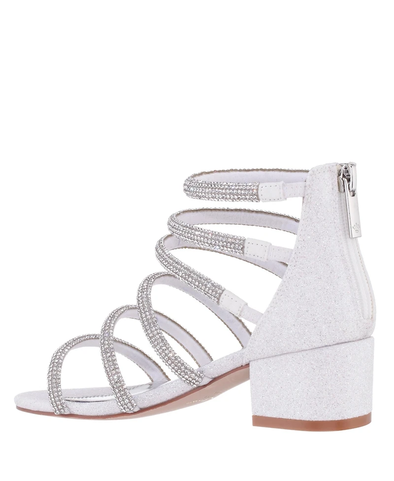Nina Big Girls Sparklar Rhinestone Embellished Dress Sandal