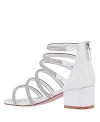 Nina Big Girls Sparklar Rhinestone Embellished Dress Sandal