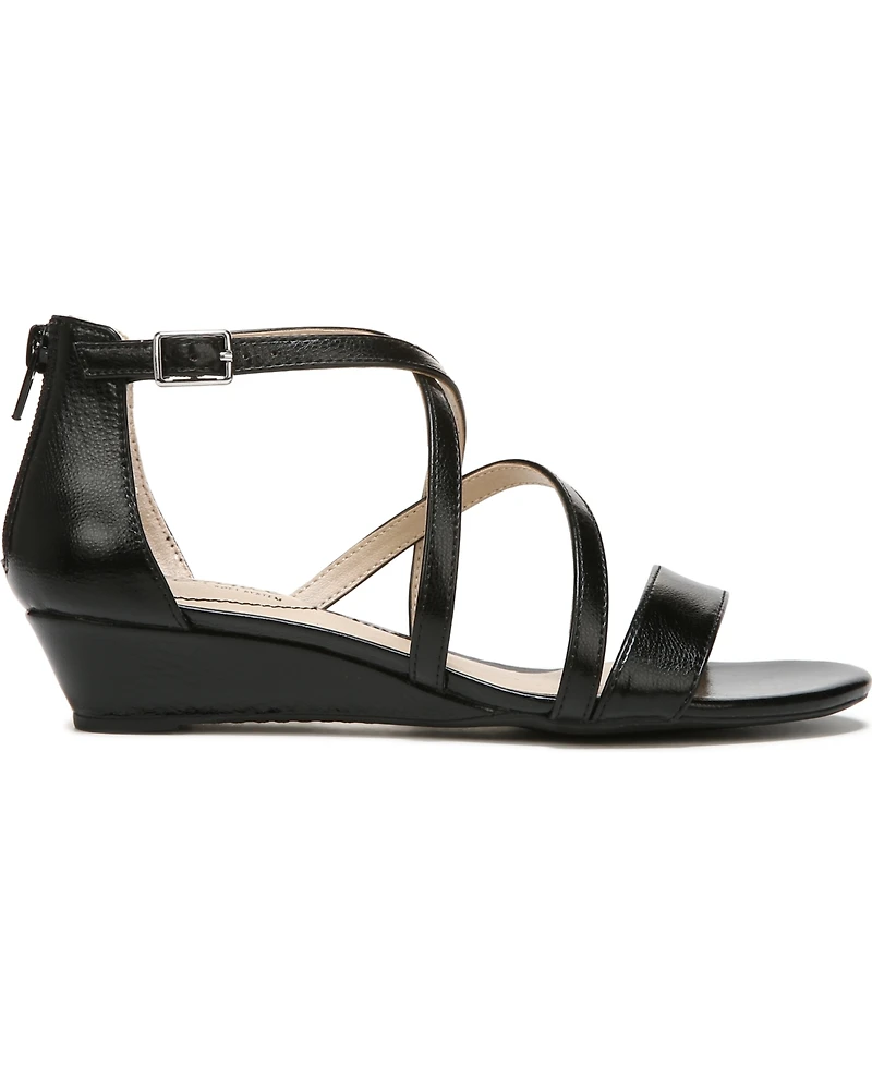 LifeStride Women's Yolanda Strappy Wedge Dress Sandals