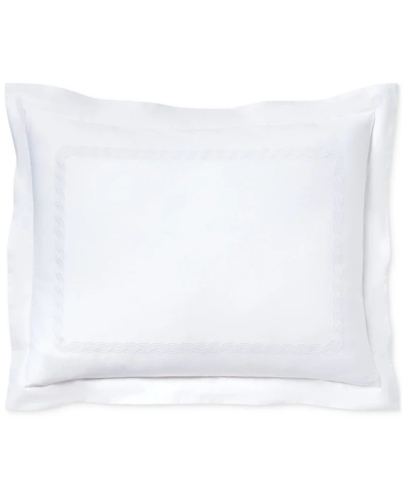Lauren Ralph Lauren Spencer Cable Embroidery Sham, Standard