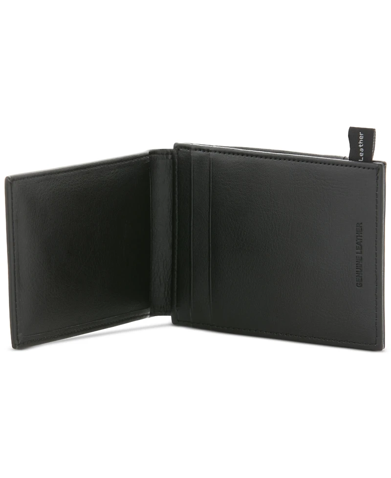 Perry Ellis Portfolio Men's Magnetic Leather Card Case