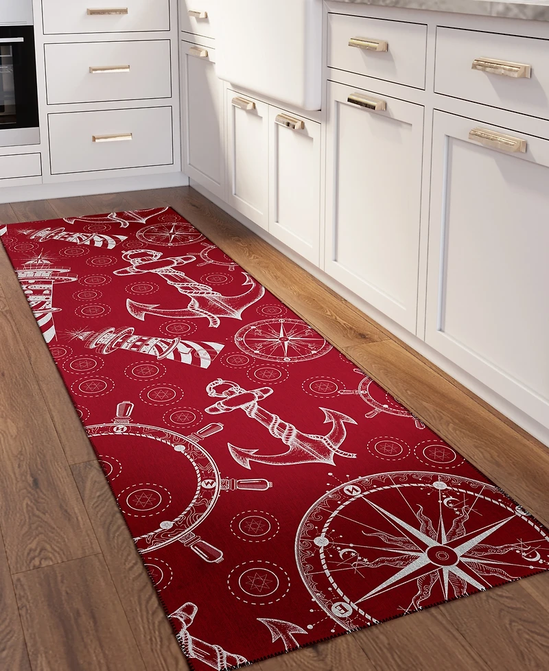 Dalyn Harbor Washable HA9 2'3" x 7'6" Runner Area Rug