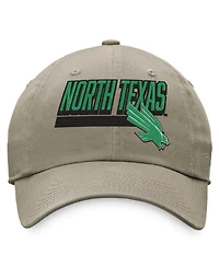 Men's Top of the World Khaki North Texas Mean Green Slice Adjustable Hat