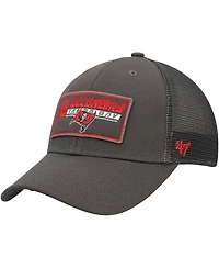 Big Boys '47 Brand Pewter Tampa Bay Buccaneers Levee Mvp Trucker Adjustable Hat