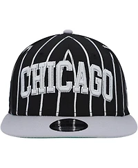 Men's New Era Black, Gray Chicago White Sox City Arch 9FIFTY Snapback Hat