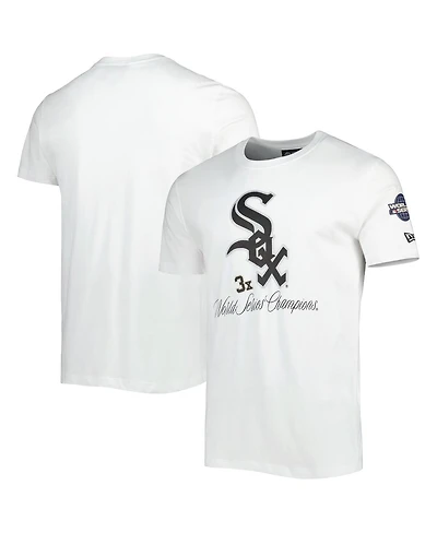 Men's New Era White Chicago White Sox Historical Championship T-shirt