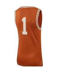 Big Boys Nike #1 Texas Orange Longhorns Icon Replica Basketball Jersey