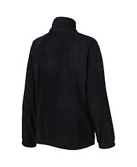 Women's Columbia Black Chicago Bulls Benton Springs Raglan Full-Zip Jacket