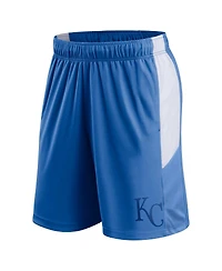 Men's Fanatics Royal Kansas City Royals Champion Rush Color Block Shorts