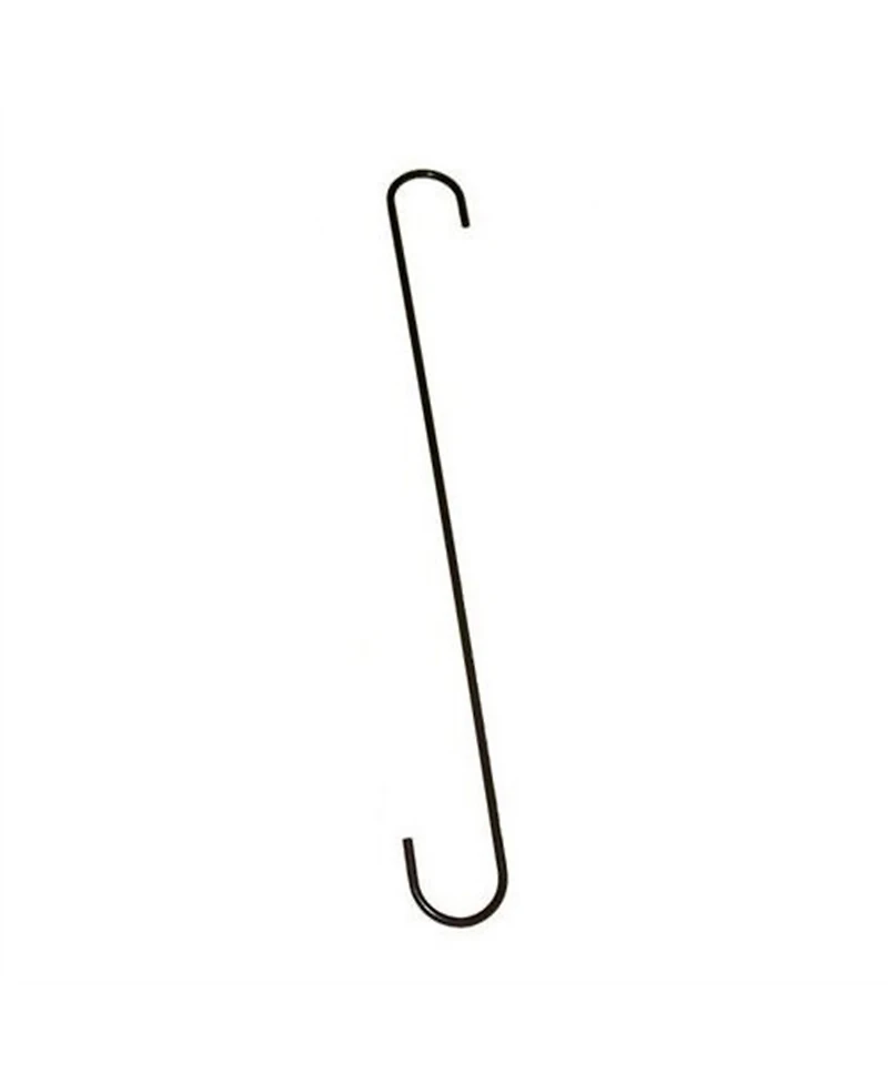 The Hookery Gh-24 S Shaped Garden Hook, Black, 24-Inch