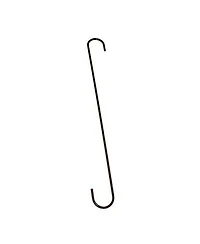 The Hookery Gh-24 S Shaped Garden Hook, Black, 24-Inch