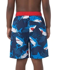 Rokka&Rolla Toddler Boys Swim Trunks with Mesh Liner Upf 50+