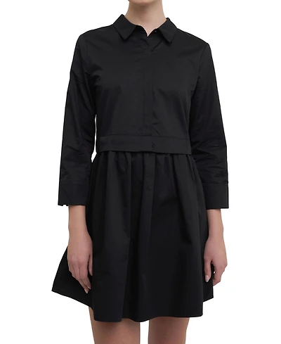 English Factory Women's Shirt Mini Dress