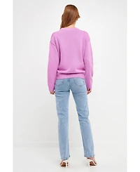 English Factory Women's Thursday Motif Sweater