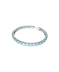 Swarovski Crystal Round Cut Matrix Tennis Bracelet