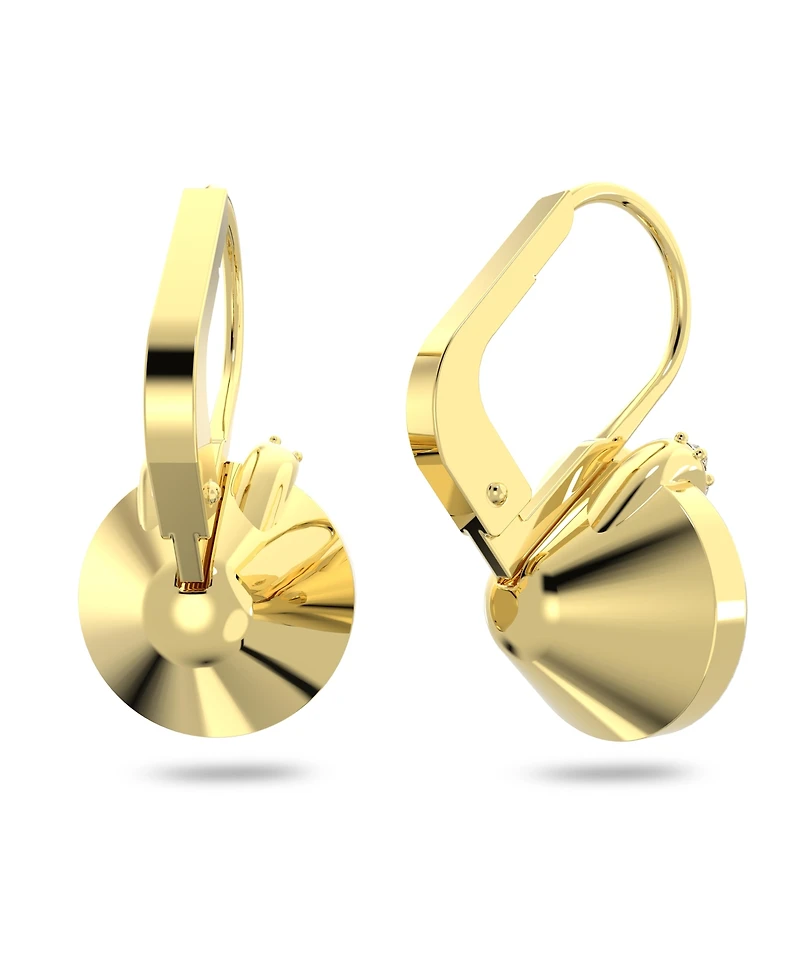 Swarovski Crystal Round Cut Bella V Drop Earrings
