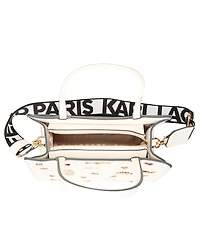 Karl Lagerfeld Paris Maybelle Satchel with Cate Pins